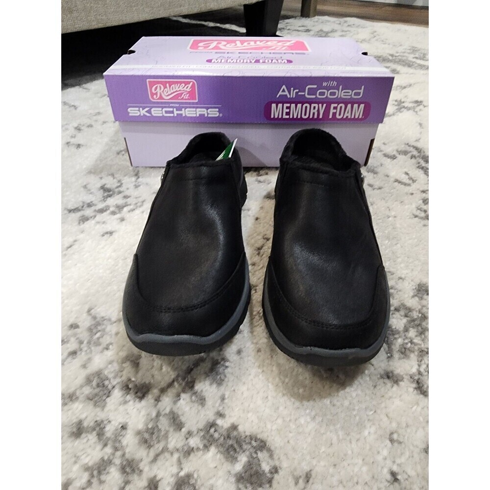 Skechers Woman Size 6 Relaxed Fit Easy Goin Lovely Latte Clog 167870 BLACK - Picture 4 of 8